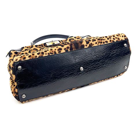 fendi peekaboo animal print